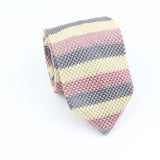 ZONFAZ Men's Striped Knitted Tie