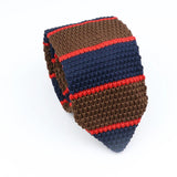 ZONFAZ Men's Striped Knitted Tie