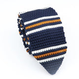 ZONFAZ Men's Striped Knitted Tie