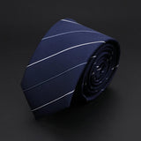 ZONFAZ Men's Striped Skinny Silk Ties 6cm Width