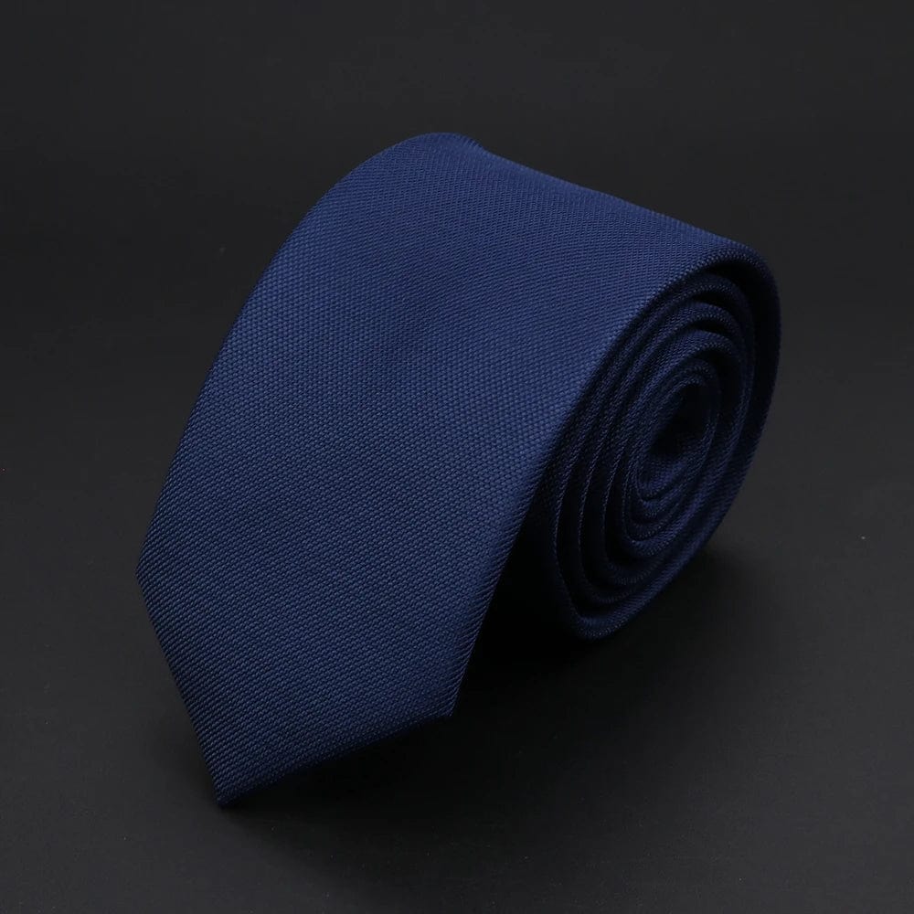 ZONFAZ Men's Striped Skinny Silk Ties 6cm Width