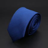 ZONFAZ Men's Striped Skinny Silk Ties 6cm Width