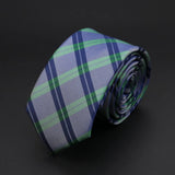 ZONFAZ Men's Striped Skinny Silk Ties 6cm Width