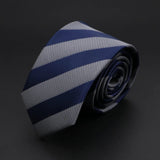 ZONFAZ Men's Striped Skinny Silk Ties 6cm Width