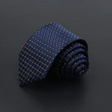 ZONFAZ Men's Ties Solid Color Striped Jacquard Silk Ties