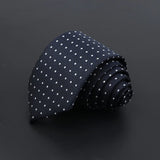 ZONFAZ Men's Ties Solid Color Striped Jacquard Silk Ties