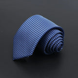 ZONFAZ Men's Ties Solid Color Striped Jacquard Silk Ties