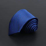 ZONFAZ Men's Ties Solid Color Striped Jacquard Silk Ties