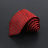 ZONFAZ Men's Ties Solid Color Striped Jacquard Silk Ties