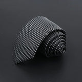 ZONFAZ Men's Ties Solid Color Striped Jacquard Silk Ties