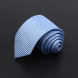 ZONFAZ Men's Ties Solid Color Striped Jacquard Silk Ties