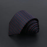 ZONFAZ Men's Ties Solid Color Striped Jacquard Silk Ties