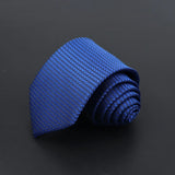 ZONFAZ Men's Ties Solid Color Striped Jacquard Silk Ties