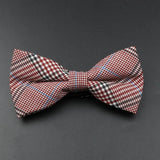 ZONFAZ Mens Vintage Cotton Striped Bowtie