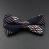 ZONFAZ Mens Vintage Cotton Striped Bowtie