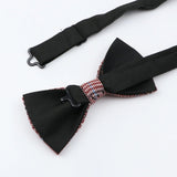 ZONFAZ Mens Vintage Cotton Striped Bowtie