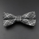 ZONFAZ Mens Vintage Cotton Striped Bowtie