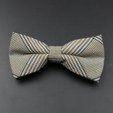 ZONFAZ Mens Vintage Cotton Striped Bowtie