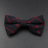 ZONFAZ Mens Vintage Cotton Striped Bowtie