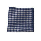 ZONFAZ Men's Vintage Striped Cotton Handkerchiefs Plaid Business Casual Pockets Square