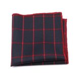 ZONFAZ Men's Wool Handkerchiefs Classical Formal Hankies Striped Plaid Wedding Business Pocket Square