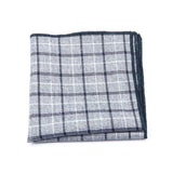 ZONFAZ Men's Wool Handkerchiefs Classical Formal Hankies Striped Plaid Wedding Business Pocket Square