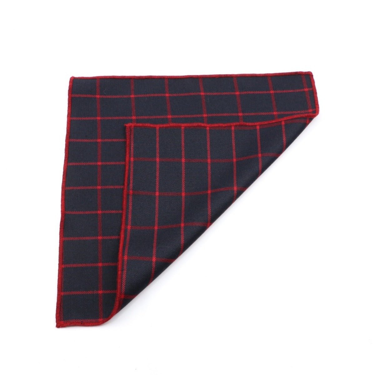 ZONFAZ Men's Wool Handkerchiefs Classical Formal Hankies Striped Plaid Wedding Business Pocket Square