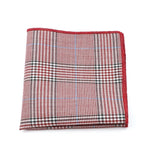 ZONFAZ Men's Wool Handkerchiefs Classical Formal Hankies Striped Plaid Wedding Business Pocket Square