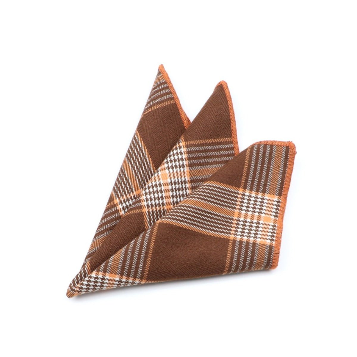 ZONFAZ Men's Wool Handkerchiefs Classical Formal Hankies Striped Plaid Wedding Business Pocket Square