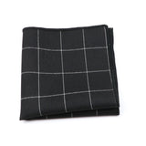 ZONFAZ Men's Wool Handkerchiefs Classical Formal Hankies Striped Plaid Wedding Business Pocket Square