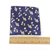 ZONFAZ Musci Silk Handkerchief Musical Notes Piano Guitar Pocket Square