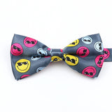 ZONFAZ Music Silk Bow Ties for Men Boy Piano Stave Guitar Pattern Bowtie