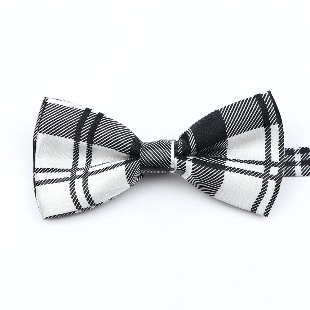 ZONFAZ Music Silk Bow Ties for Men Boy Piano Stave Guitar Pattern Bowtie