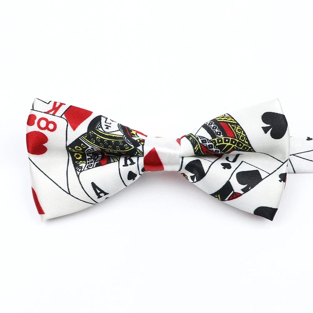 ZONFAZ Music Silk Bow Ties for Men Boy Piano Stave Guitar Pattern Bowtie