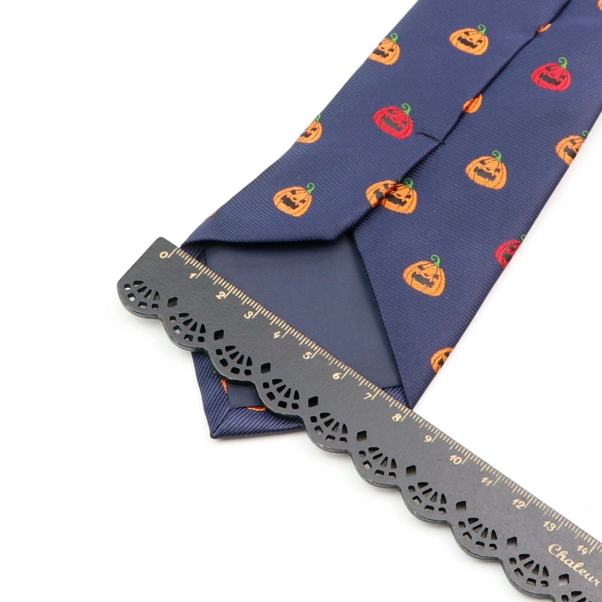 ZONFAZ Navy Blue Classic Cartoon Animals Silk Ties