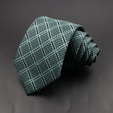 ZONFAZ New Classic Men's Ties 8cm Plaid Striped Floral Ties