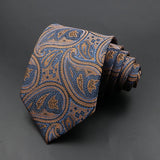 ZONFAZ New Classic Men's Ties 8cm Plaid Striped Floral Ties