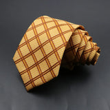 ZONFAZ New Classic Men's Ties 8cm Plaid Striped Floral Ties