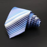 ZONFAZ New Classic Men's Ties 8cm Plaid Striped Floral Ties