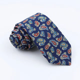 ZONFAZ New Floral Ties For Men Women Skinny Cotton Necktie