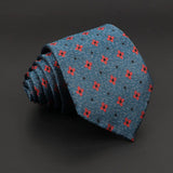 ZONFAZ New Men's Classic Plaid Striped Silk Ties