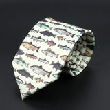 ZONFAZ New Novelty Soft Skinny Necktie for Men Funny Patten Print Ties