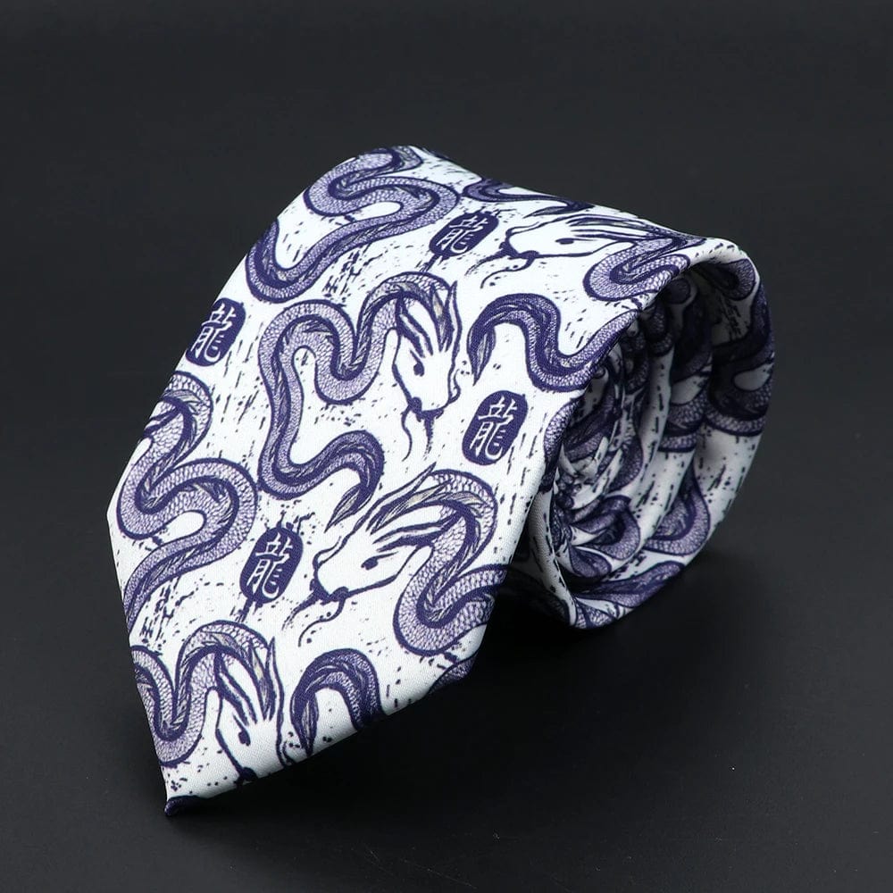 ZONFAZ New Novelty Soft Skinny Necktie for Men Funny Patten Print Ties