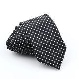 ZONFAZ New Skinny Silk Ties for Men Colorful Printed Dot Striped Neckties 5cm Width