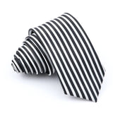 ZONFAZ New Skinny Silk Ties for Men Colorful Printed Dot Striped Neckties 5cm Width