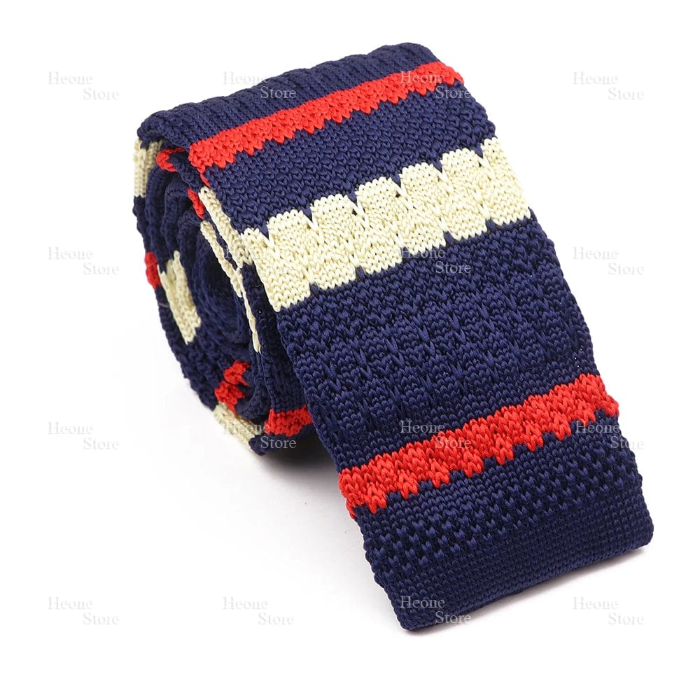 ZONFAZ Novelty Chic Skinny Knitted Ties For Men