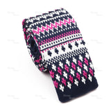 ZONFAZ Novelty Chic Skinny Knitted Ties For Men