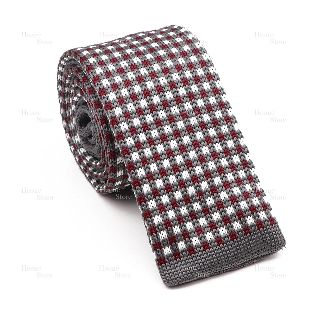 ZONFAZ Novelty Chic Skinny Knitted Ties For Men