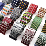 ZONFAZ Novelty Chic Skinny Knitted Ties For Men