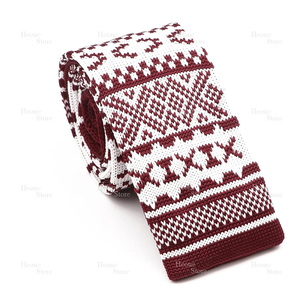 ZONFAZ Novelty Chic Skinny Knitted Ties For Men